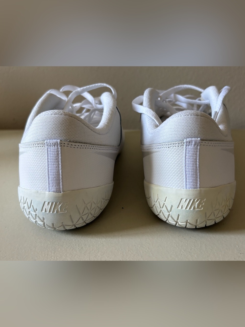 Nike White Women's Athletic Cheer Shoes. - Picture 7 of 8